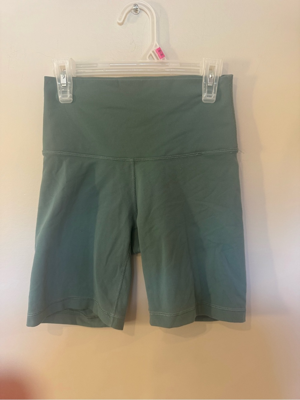 TNA Atmosphere Women’s XS Dark Green Biker Shorts High Rise Activewear - Picture 3 of 8
